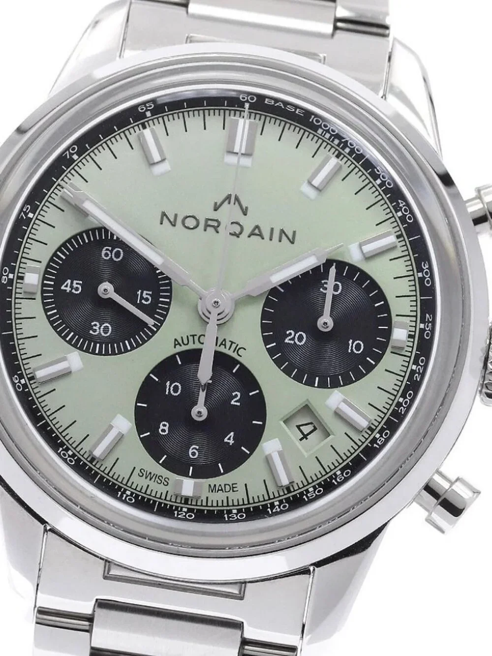 NORQAIN Freedom 60 N2201 Chronograph green Dial Automatic Men's Watch_967386